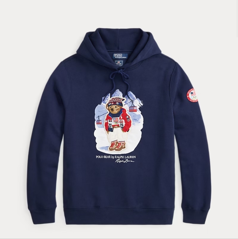 NEW Ralph Lauren Olympic Bear Sweatshirt - Picture 2 of 7